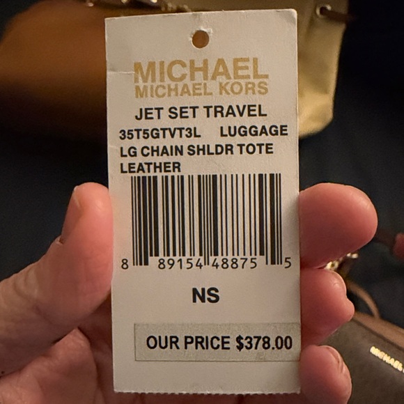 Michael Kors Tan Leather Shoulder Bag NWT - Picture 5 of 5